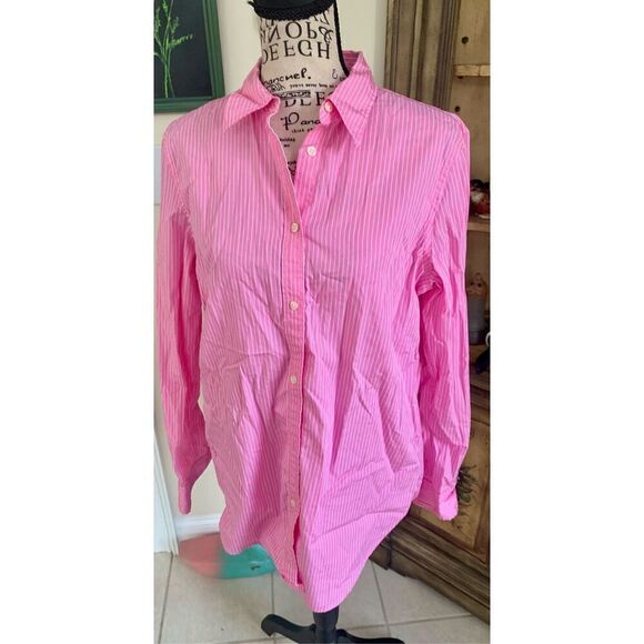 RALPH LAUREN BLACK LABEL – Pink Striped Tailored Shirt - Picture 1 of 7